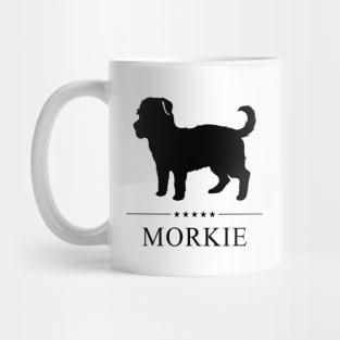 Morkie Black Silhouette Mug